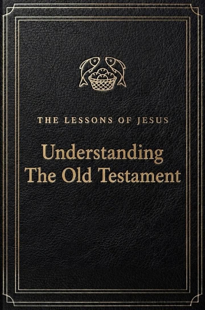 Book Two, The Lessons of Jesus: Understanding the Old Testament. Black leather cover with the gold emblem.